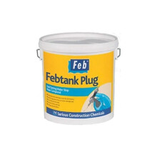 Feb Febtank Plug – Water Stop Repair Compound – Ultra Rapid Setting – Ideal For Active Water Leaks – Chloride-Free – Just Add Water – Grey