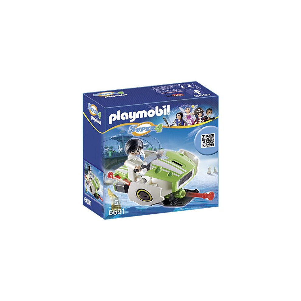 Playmobil 6691 Super 4 Skyjet, Fun Imaginative Role-Play, Playsets Suitable For Children Ages 4+