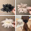3 Pcs Chiffon Flower Hair Clips, Solid Color Big Flower Hairpin for Women Girls, Elegant French Barrettes Ponytails Braids Spring Clips Headdress Hair 5