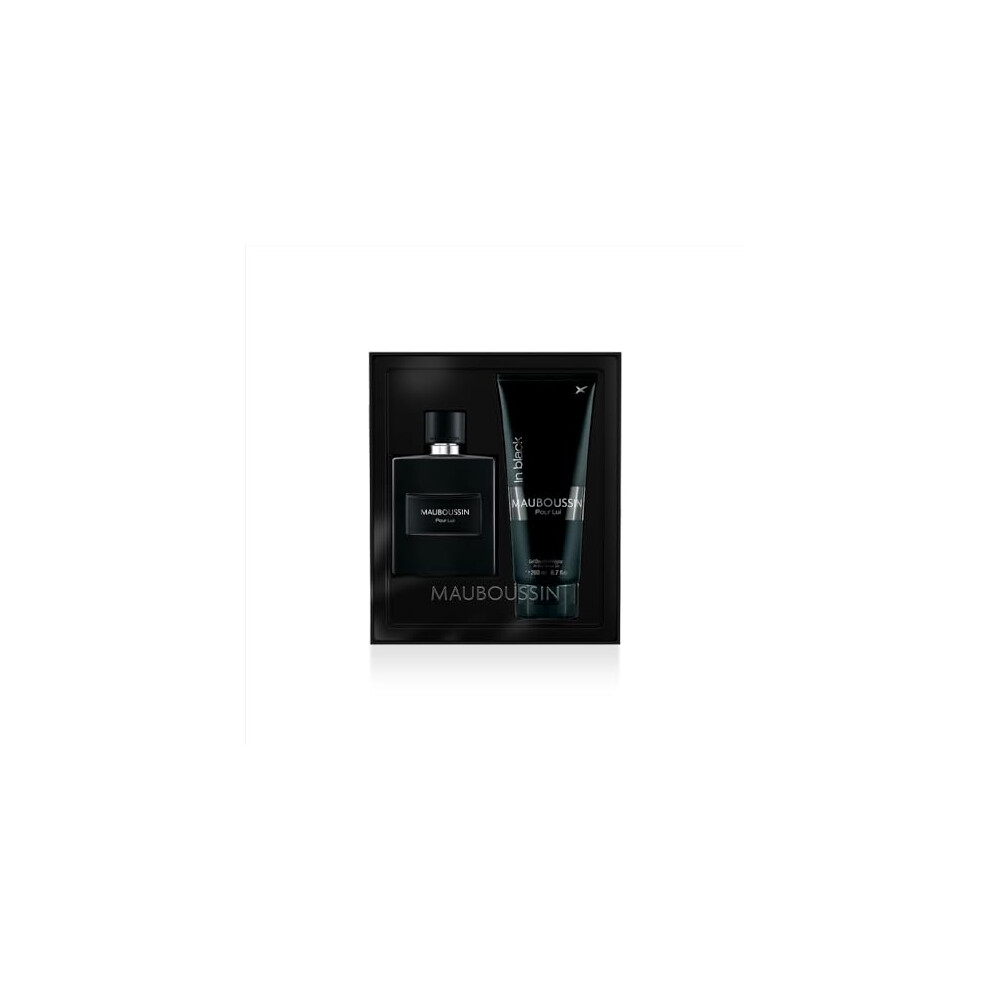 Mauboussin Black - Jumbo Set Pour Lui In : Eau De Parfum 100Ml (3.3 Fl Oz) & Shower Gel 200Ml (6.6 Fl Oz)