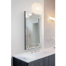 Large Venetian Modern Big Bevelled Wall Mirror 2Ft X 3Ft 60cm X 90cm, 61x51, Frameless