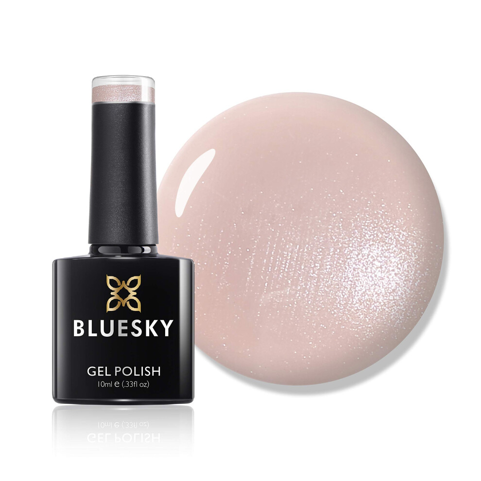 Gel Nail Polish, Bare Lingerie 80564, Blush, French, French Manicure, Pale, Pink Long Lasting, Chip Resistant, 10 ml (Requires Drying Under UV LED