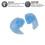 TYR Silicone Molded Ear Plug Swim Equipments & Accessories (Blue) 2