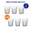 Duralex 511840V44 Provence drinking glass for water and juice Set of 6 Transparent 3