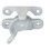 AA40SC SASH Fastener (Fitch Pattern), Satin Chrome 1