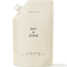 Salt & Stone Santal & Vetiver Body Wash Navulling | Hydraterende Gel Reiniger | Verzorg en Verzacht Huid | Met Niacinamide & Hyaluronzuur | Vrij