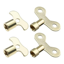 4PCS Faucet Key Radiator Valve Key 6mm 7mm Square Opening Keys Water Tap Knob Switch Multi-Functional Key Plumber Tool for Factory Garden Public Place