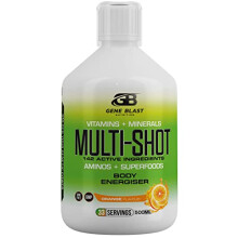 Multi-Shot Liquid Multivitamin w/142 Active Health & Sports Vitamins, Minerals, Aminos & Superfoods-Support Your Fitness & Active Lifestyle