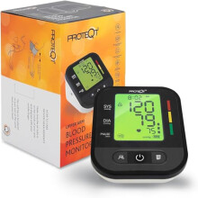 Arm Blood Pressure Monitor: Dual User, Approved UK Blood Pressure Monitors, Large 4-Color LCD & Adjustable Cuff, Irregular Heartbeat Detection