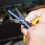 All-Purpose Electrician's Scissors Klein Tools 26001, Yellow 5