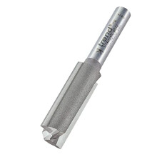 Professional Straight Two Flute Router Cutter, 1/4 Inch Shank, 12mm Cut Diameter, Tungsten Carbide Tipped, 3/74X1/4TC