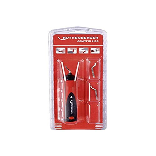 Kit sbavatore - ROTHENBERGER - 21651 - Acciaio - Multimateriale - Rosso
