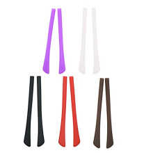 10 Pairs Glasses Temple End Tips Colourful Anti-Slip Silicone Eyeglass End Tips Ear Sock Pieces Comfortable Replacements in