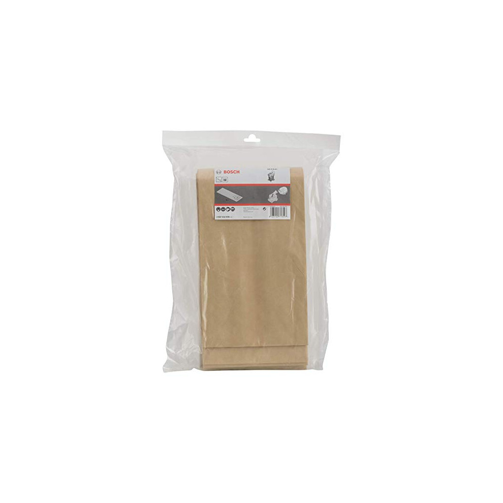 Bosch 5X Paper Filter Bag (For Gas 55 M Afc, Accessories Dust Extractors)