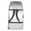 Arica Bodyboard Bag - Black Silver 2