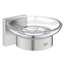 Soap Dish with Holder, Steel