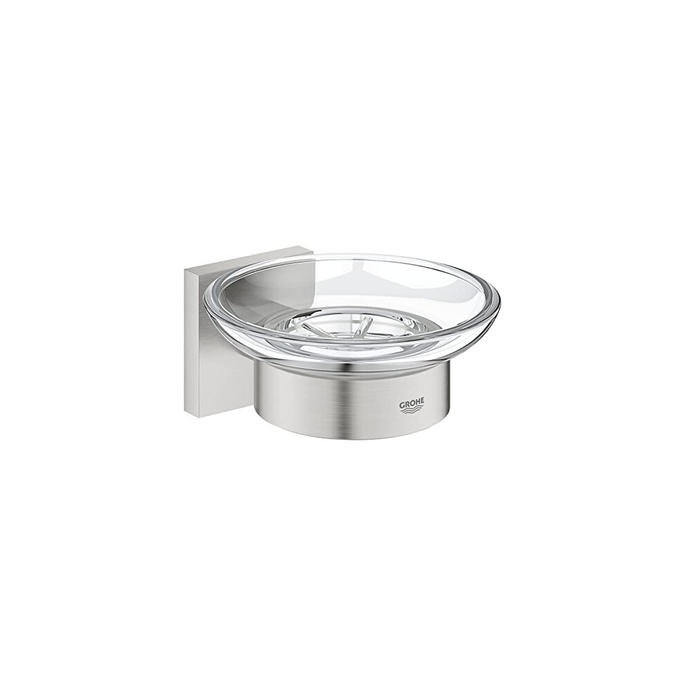 Soap Dish with Holder, Steel