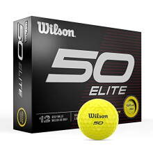 Fifty Elite Golf Balls - 12 Pack, Yellow