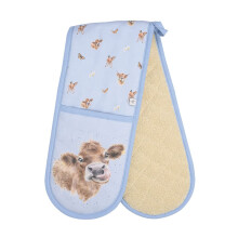 Wrendale Designs Farmyard Friends Double Oven Glove (Cow)