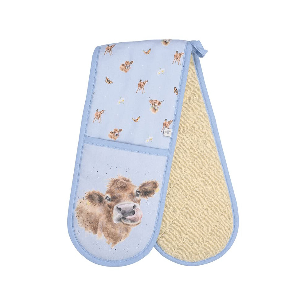 Wrendale Designs Farmyard Friends Double Oven Glove (Cow)