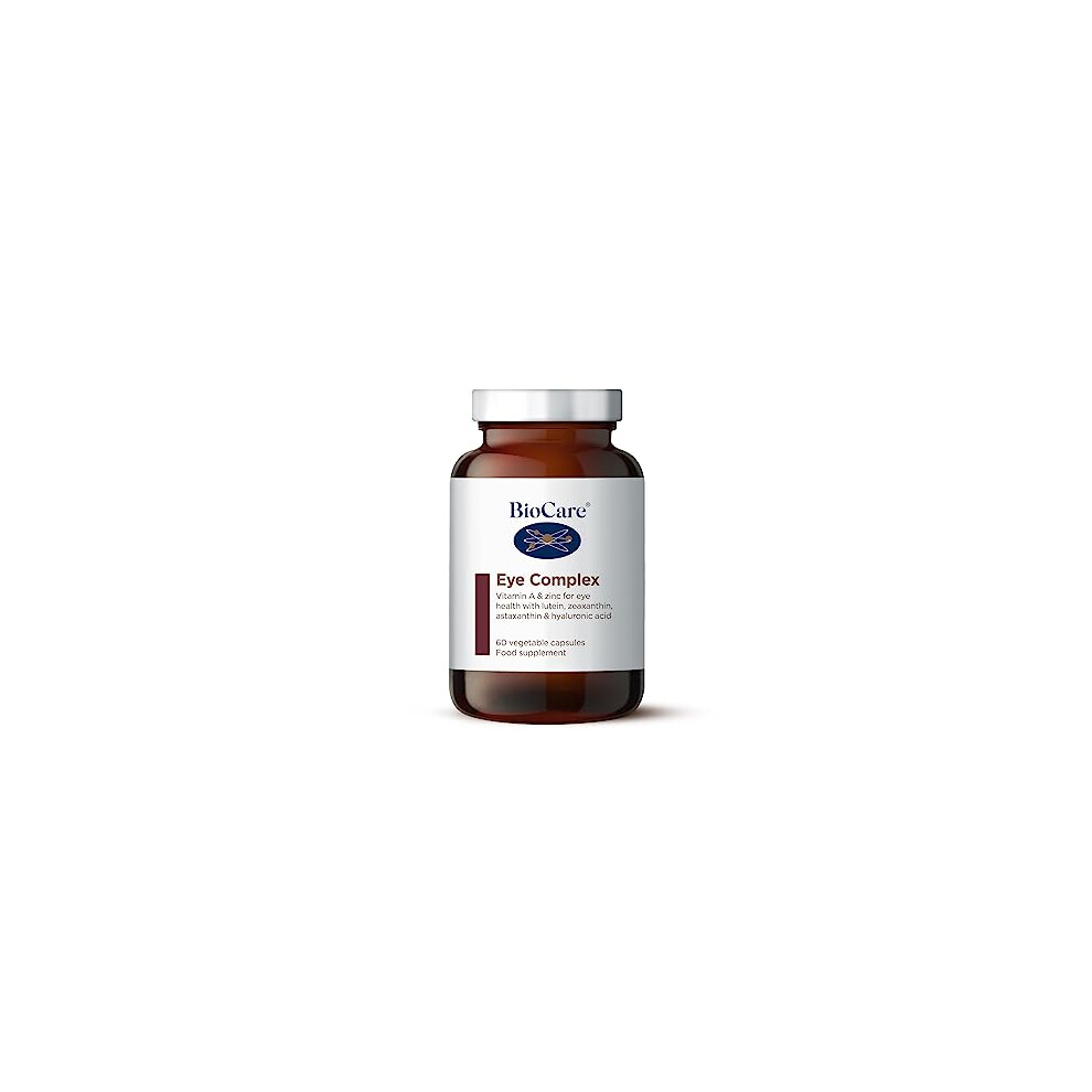 Biocare - Eye Complex | With Vitamin A, Zinc & Bilberry Extract - 60 Capsules