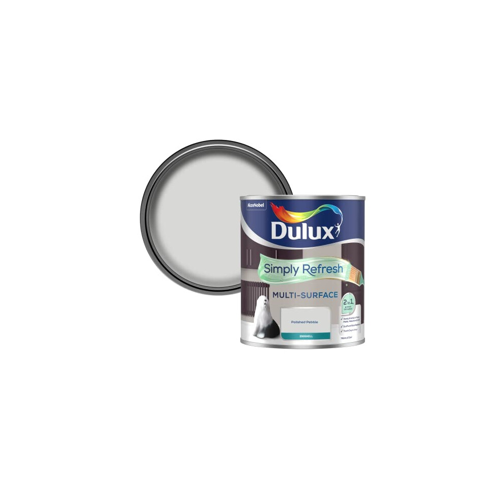 Simply Refresh Multi Surface Eggsgell Paint - Polished Pebble - 750ML