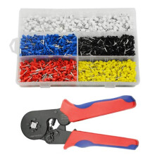 Crimping Tool Set Crimping Terminal Tools 0.25-6.0mm² Self-Adjustable Ratchet Wire Crimper Pliers w/ 1800 PCS Wire Terminal Crimping Connector