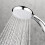Mira-Showers Zest Universal 90mm Single Spray Shower Head - Chrome 2