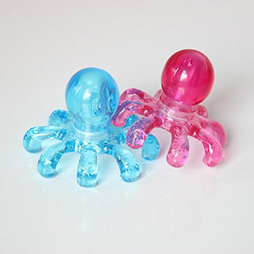 Octopus Shaped Hand Massager Removable Head Neck Shoulder Back Arm Relaxing Massager (Random Color) 2