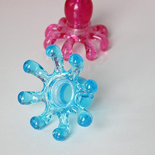 Octopus Shaped Hand Massager Removable Head Neck Shoulder Back Arm Relaxing Massager (Random Color) 1