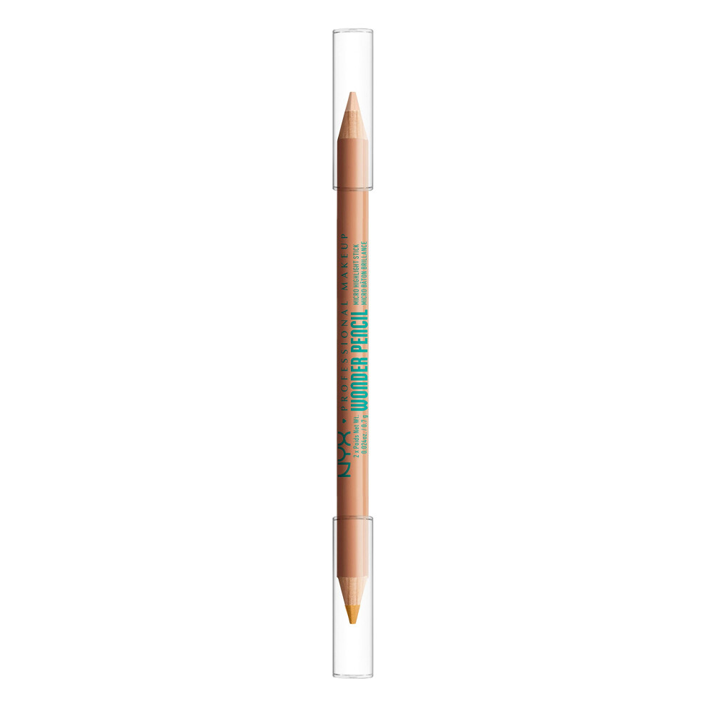 Brow Highlighter, Dual Ended Pencil, For Lifting, Highlighting and Concealing, Wonder Pencil, Deep