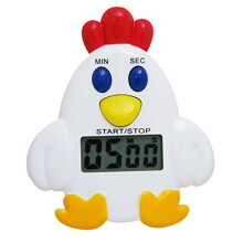 Electronic Digital Kitchen Cooking Timer Chicken Shape Sleeping Cooking Reminder With Alarm Countdown Device