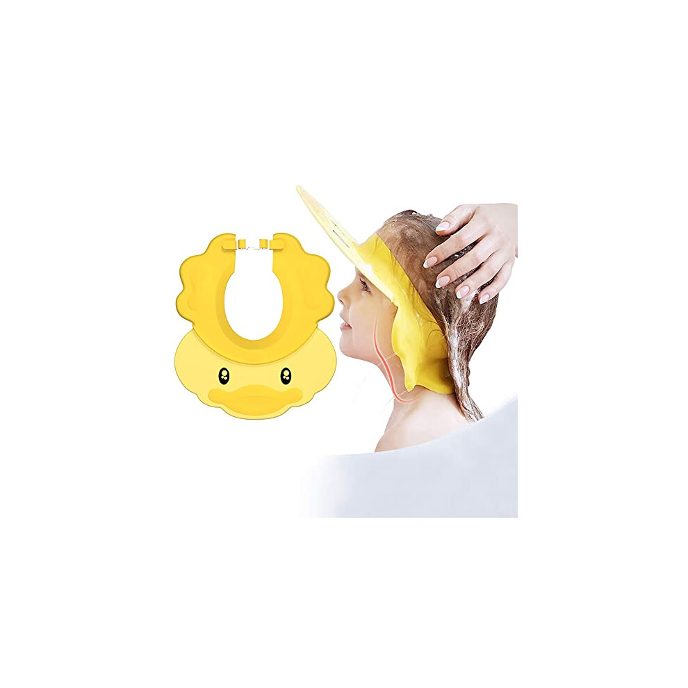 Baby Shower Cap, Kids Hair Washing Shield, Children Shampoo Cap, Baby Bath Cap Visor Hat For Eyes Ears And Face Protector, Bath Head Shield For Infant Oimaik