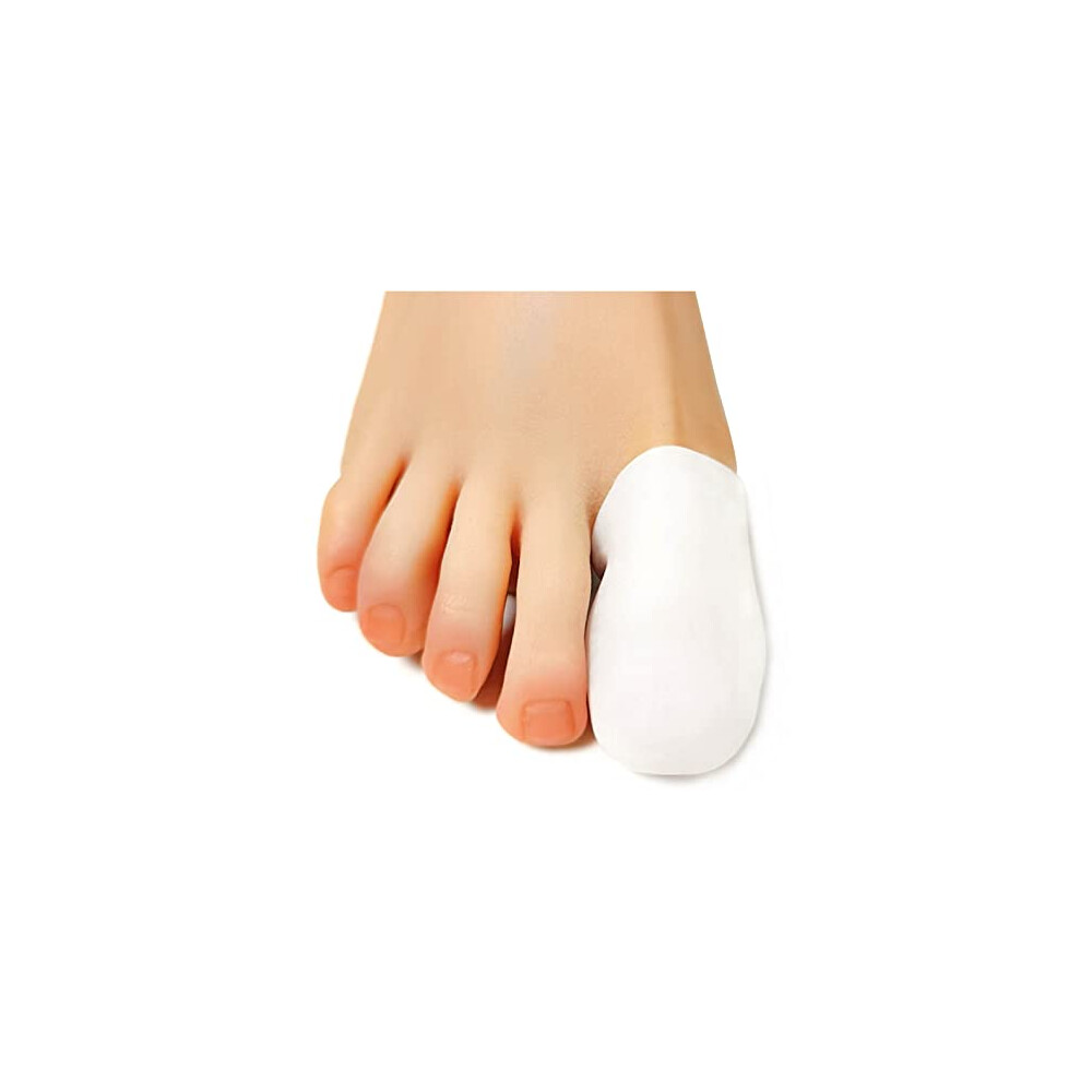 Prettsole 5 Pairs Toe Protectors, Siliconetoe Caps, Soft Big Toe Cover - Cushion For Corns, Calluses, Blister, Ingrown Toenail And Reduce Friction