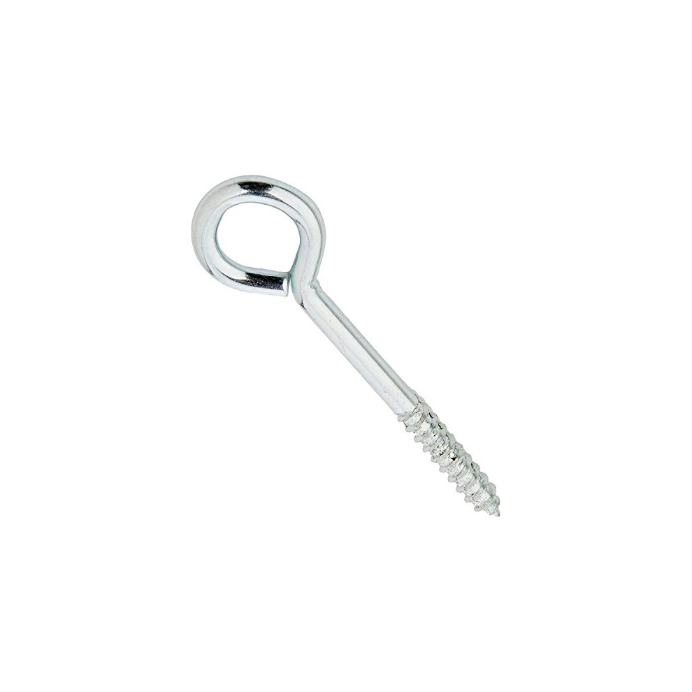 Vine Eye Screw In 100Mm Bzp Zinc Plated Weatherproof Steel ( Pack Of 50 ) 5053155075039