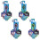 Hasbro Trolls World Tour -TRS TINY DANCERS PACK OF 3 (VERSION C) 1