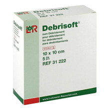 Debrisoft Dressings 10 x 10 cm, Sterile Monofilament Fibre Pad - Pack of 5 (Model 4021447537764)