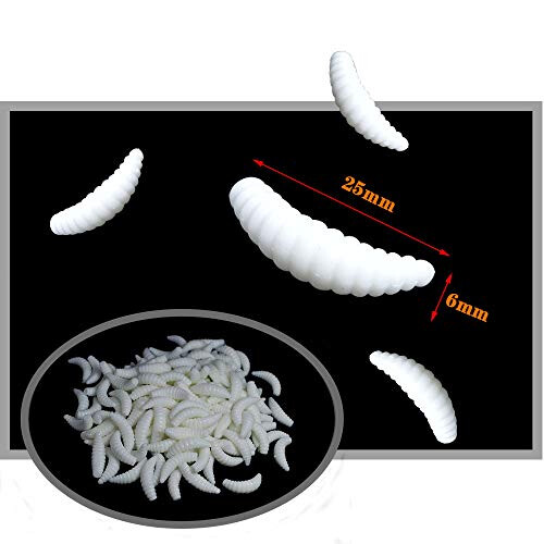 senvenelec artificial worm, Biomimetic Soft Silicone Earthworm Lures Worm Fishing Lures Simulation Red Worms plastic Green Environment Strong