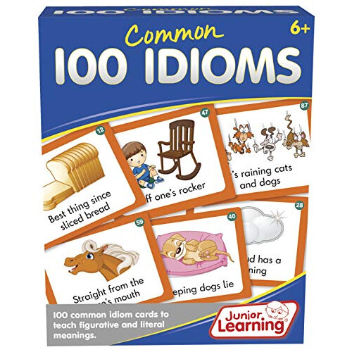 JL473 100 Common Idioms Activity Cards, Multi-Coloured, One Size 1