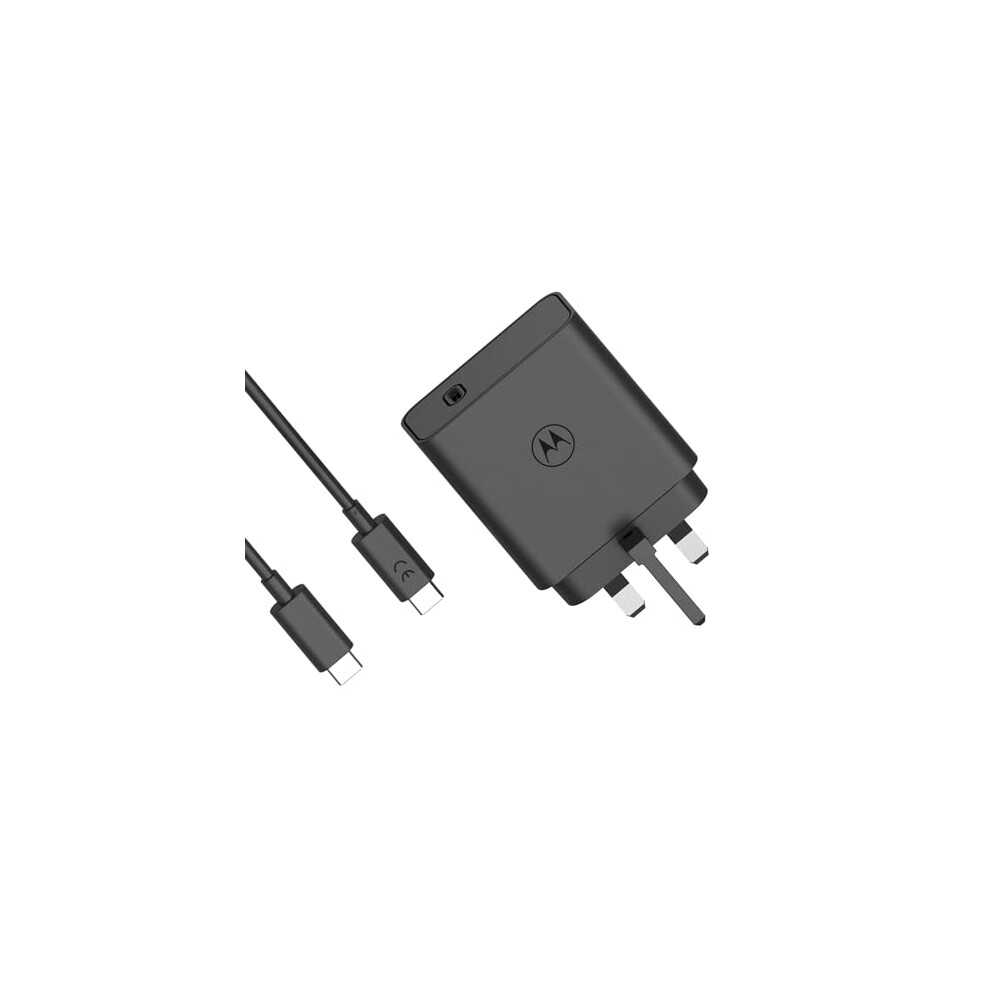 TurboPower 125W GaN Charger with 1M 6.5A e-marked USB-C to USB-C cable for high powered charging compatible Phones and Laptops