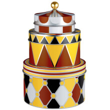 Stackable Design Storage Box Set, Metal, Multi-Colour, 13 x 19.5 x 19.5 cm