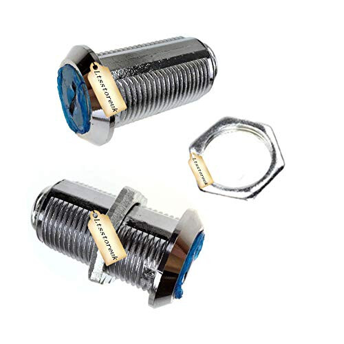 Ltsstoreuk 5Pack Security Mailbox Lock Cabinet Drawer Cupboard Cam Lock 30Mm with 10 Keys, Each Lock with Same Key 2