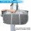 Large Collapsible Laundry Baskets Pop Up Laundry Hamper with Reinforced Handles Durable Foldable Laundry Hamper for Home Laundry 6