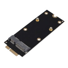 mSATA SSD to 7+17 Pin Adapter Card Compatible with 2012 Retina A1398 A1425 MC975 MC976 ME662 ME664 ME665 Replacement, Mini PCIe SATA SSD Converter