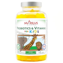 Probiotics & Vitamins for Kids and Adults 150 Natural Pineapple Gummies - Large Pack - Active Blend - Vitamin B3, B5, B6, C