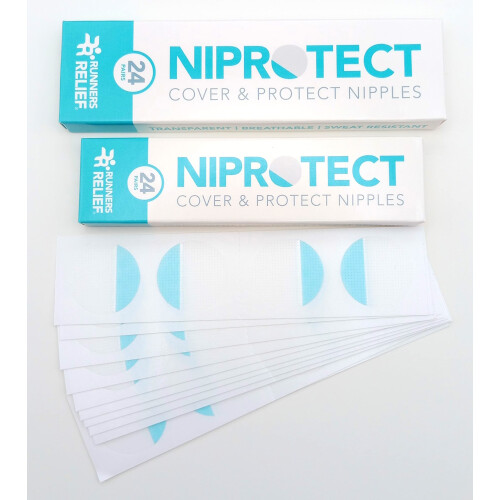 Niprotect - Nipple Plasters for Runners - 24 Pairs per Pack (18mm Diameter) 1