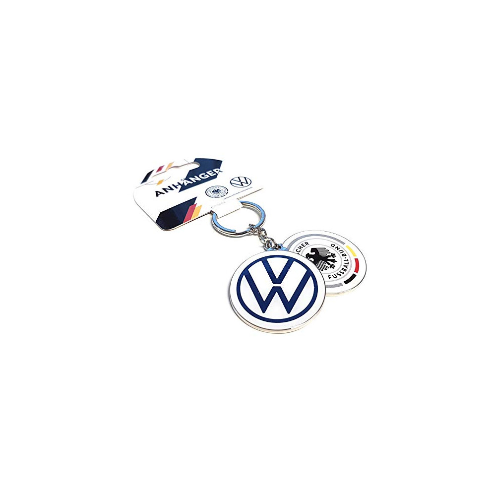Z094740DF Keyring DFB Germany Football Fan Item Wedrivefoot Ball Pendant Round