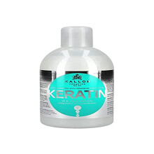 Cosmetics Keratin Shampoo with Keratin and Milk Protein 1000 ml, white