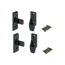 2X Keku EH Push On Clip Plastic Furniture Hinge Door Press Fit Panel Kitchen Wood Bracket Plinth
