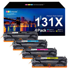 Toner Cartridges Replacement for HP 131X 131A CF210X CF211X CF213X CF212X Compatible with LaserJet Pro 200 color M251n M251nw MFP M276n M276nw (Black